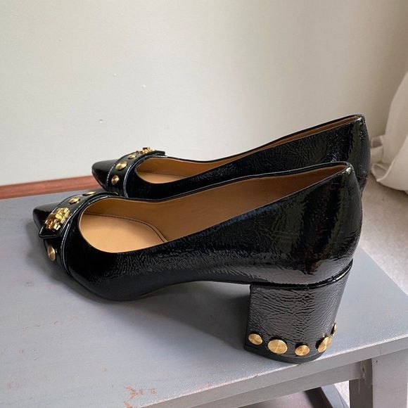 TORY BURCH Women 57517 Kira Patent Leather Logo Pumps - NEW NWOB - Picture 5 of 10